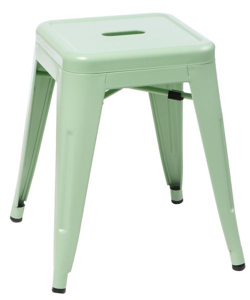 Stołek Paris zielony inspirowany Tolix zdjęcie 1