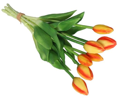 TULIPANY BUKIET TULIPANÓW GUMOWANE GUMOWE SILIKONOWE JAK ŻYWE 7SZT na Arena.pl