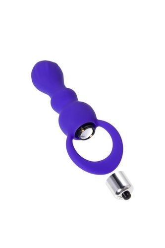 todo by toyfa anal plug curvy, silicone, purple, 14 cm, o 3.2 cm na Arena.pl