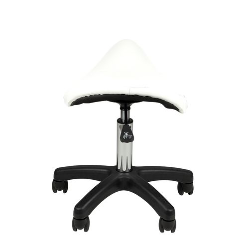 TABORET KOSMETYCZNY SIODŁO AM-301 BIAŁY na Arena.pl