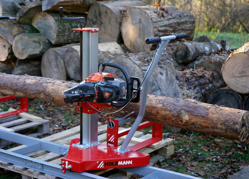 Przystawka do piły łańcuchowej mini trak mobilny traczek tartak drewna zdjęcie 14