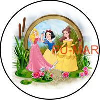 Opłatek na tort Księżniczka Śnieżka Aurora Zosia Bella Kopciuszek Arielka