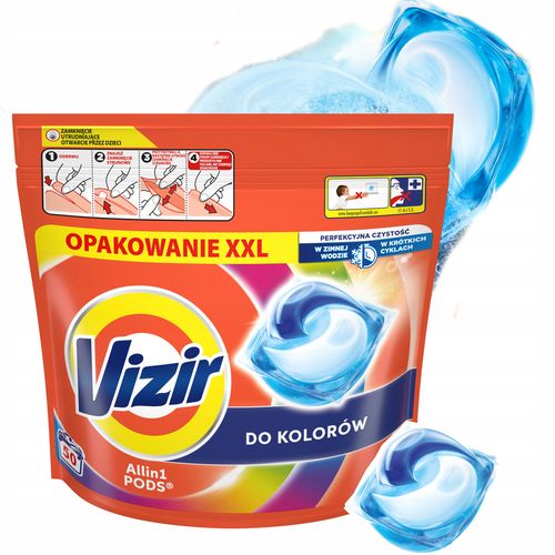 vizir kapsułki do prania all in 1 pods do koloru 50 szt. na Arena.pl