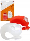 MINI LAMPKA ROWEROWA ŚWIATEŁKA LED PRZÓD TYŁ 3 TRYBY ŚWIECENIA ZESTAW