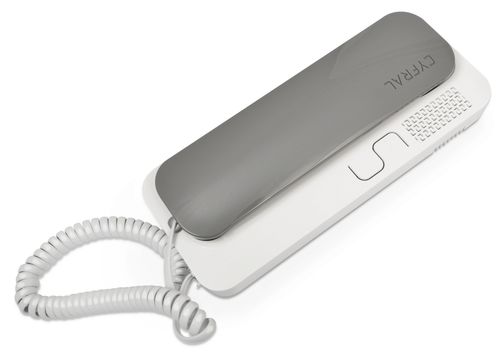 Domofon unifon cyfrowy SMART-D CYFRAL szaro biały na Arena.pl