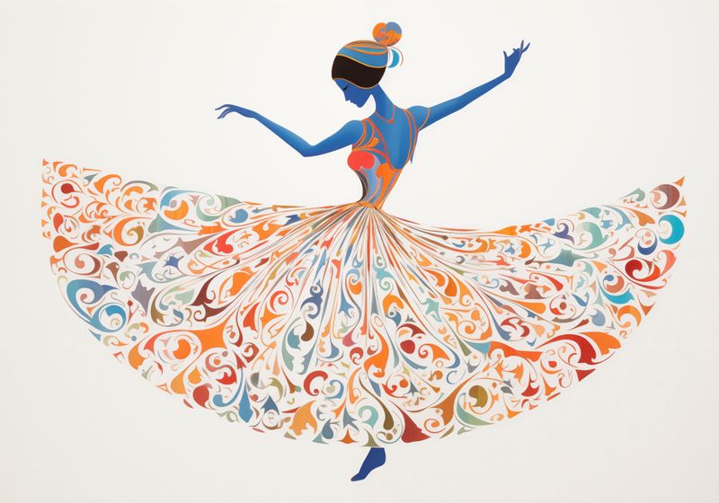 Plakat 66,5x46,5cm Wirująca Balerina zdjęcie 1