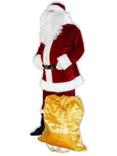 DUŻY ZŁOTY WOREK MIKOŁAJA NA PREZENTY 100cm! XXL na Arena.pl