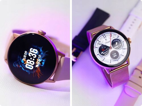 SMARTWATCH DAMSKI ZŁOTY ZEGAREK PL MENU ROZMOWY DYKATFON ZDJĘCIA TŁUMACZ AI na Arena.pl