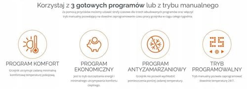 WARMTEC Grzejnik Konwektorowy EGW-15C na Arena.pl