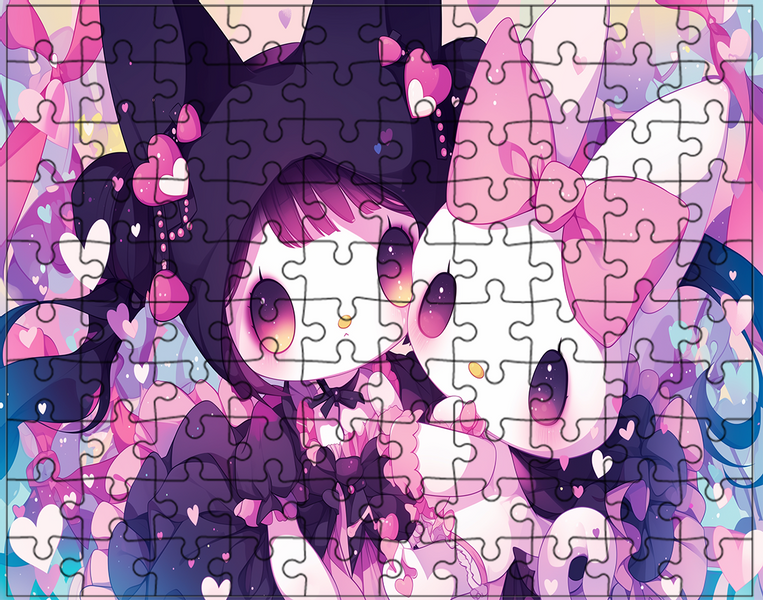 Puzzle tradycyjne Kuromi zdjęcie 1