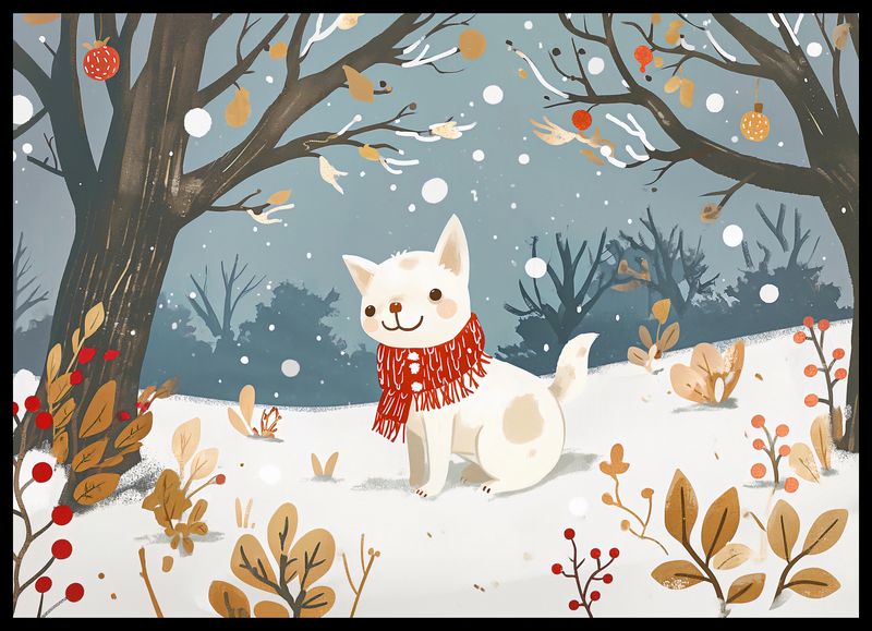 Plakat 70x50cm Śnieżny Kompan zdjęcie 2