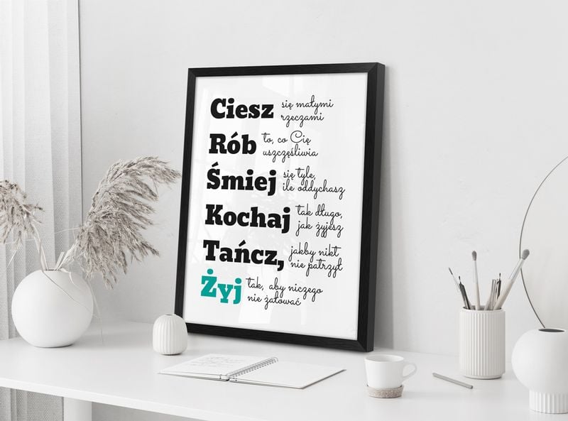 Obraz ramka prezenty podarunek na zakończenie roku szkolnego zdjęcie 4