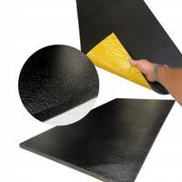 Pianka akustyczna samoprzylepna 100x50x2 cm Folia ochronna, Trudnopalna