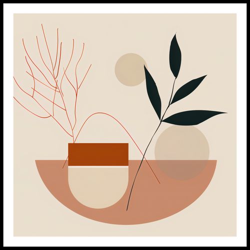 Plakat 100x100cm Botaniczna Przymiarka na Arena.pl