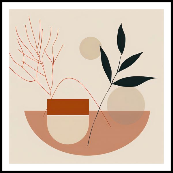 Plakat 100x100cm Botaniczna Przymiarka zdjęcie 3