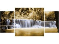 80X40CM WODOSPAD TRÓJ OBRAZ