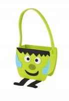 Koszyczek Halloweenowy Frankenstein zielony