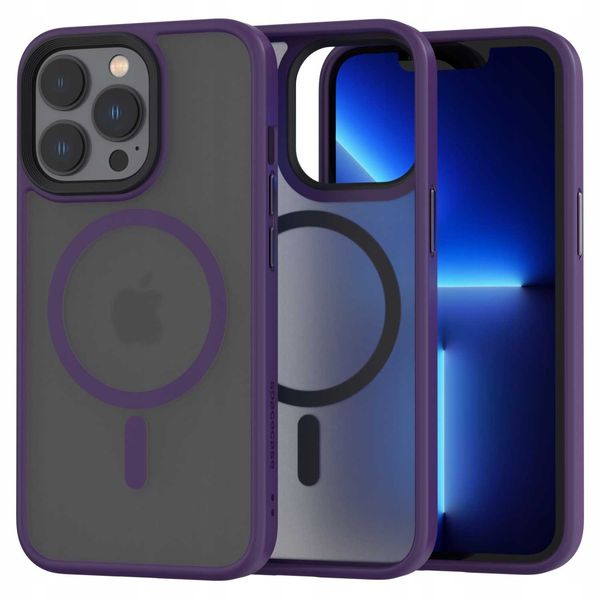 Spacecase Hybrid Mag Iphone 13 Pro Purple zdjęcie 1