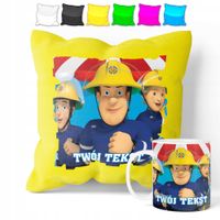 ZESTAW: KUBEK + POSZEWKA - STRAŻAK SAM - PREZENT WIELE WZORÓW + IMIĘ