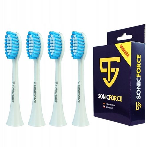 Końcówki do szczoteczki Grundig TB 8730 TB 9730 Białe zamiennik SonicForce na Arena.pl