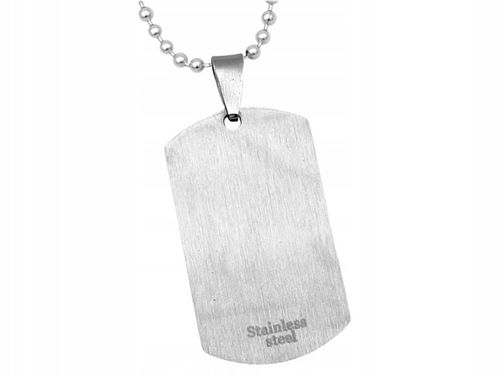 Nieśmiertelnik stal szlachetna z GRAWEREM prezent dla niego dzień chłopaka na Arena.pl