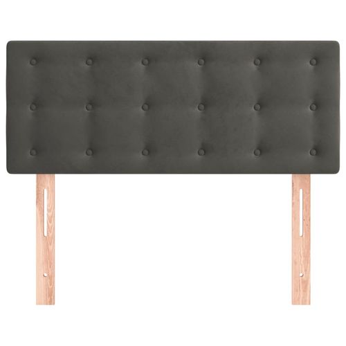 Zagłówek do łóżka, ciemnoszary, 80x5x78/88 cm, aksamit na Arena.pl