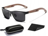 OKULARY DREWNIANE POLARYZACYJNE LUSTRZANKI PREMIUM