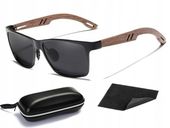OKULARY DREWNIANE POLARYZACYJNE LUSTRZANKI PREMIUM
