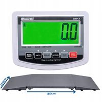 WAGA PLATFORMOWA NAJAZDOWA 1,5t 1,2x1,5m 200g NAJAZDY 1500kg ELEKTRONICZNA