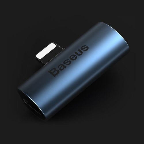 Adapter Audio Baseus L46 Lightning do 2x Lightning (niebieski) na Arena.pl
