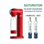Saturator ViO SodaBoom SD-7006 Red + 2 Naboje CO2 425 g w zestawie