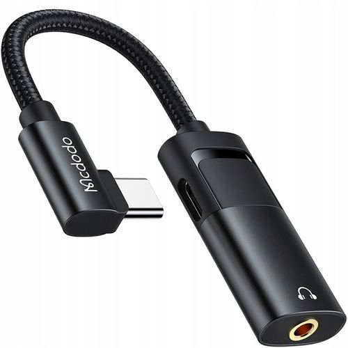 MCDODO ADAPTER USB-C MINI JACK 3,5MM PRZEJŚCIÓWKA KABEL AUX DO SAMSUNG DAC na Arena.pl
