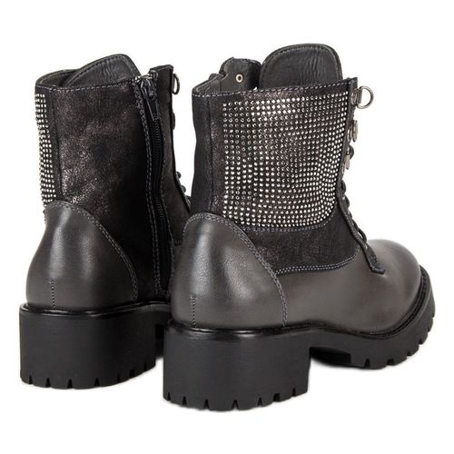 Sznurowane Workery Na Platformie r.38 na Arena.pl