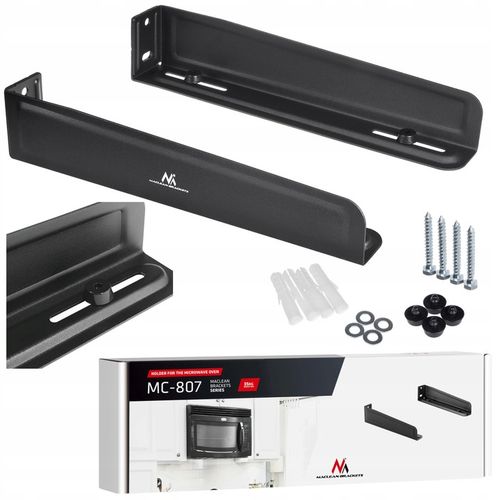 Uchwyty Półka Wieszak pod MIKROFALÓWKĘ Mikro DVD SAT DVB Tuner Solidna 35kg na Arena.pl