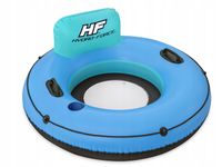 XXL Koło Dmuchane Opona z Oparciem na Basen Plaże Uchwyty 119 Cm Bestway