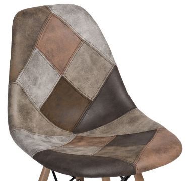 Siedzisko E101 patchwork brązowy  D2 na Arena.pl