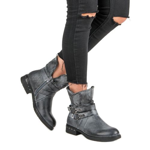 Niebieskie Botki Workery r.39 na Arena.pl
