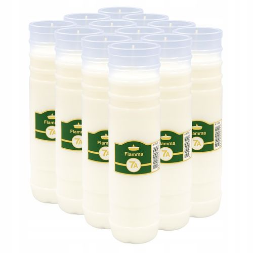 Wkłady do Zniczy Rewelacyjne na Upał Parafinowe 7dni x12 Długopalące do168h na Arena.pl