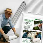 OTULINA 50g 0,8x10m AGROWŁÓKNINA BIAŁA OKRYCIOWA ZIMOWA do OCHRONY ROŚLIN