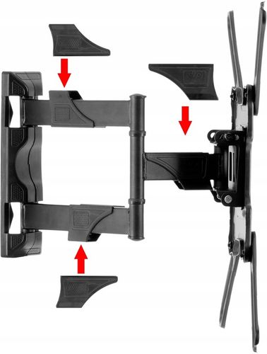 UCHWYT DO TELEWIZORA TV 32-55" WIESZAK REGULOWANY ŚCIENNY + CZĘŚCI na Arena.pl