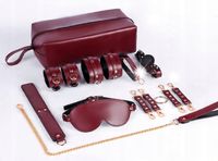 ZESTAW BDSM MIDNIGHT PLAY SET 6 PIECES WITH STORAGE BAG