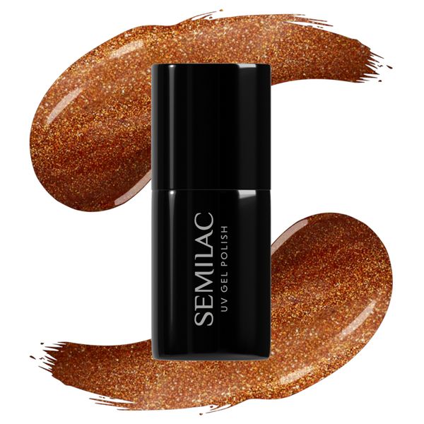 SEMILAC LAKIER HYBRYDOWY 944 GLAZED CINNAMON 7ml zdjęcie 1