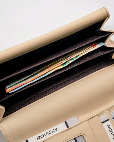 elegancki, duży portfel damski ze skóry ekologicznej - 4u cavaldi na Arena.pl