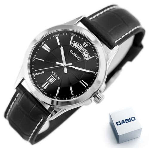 Zegarek Męski Casio Collection MTP-1381L-1A (zd076e) + BOX na Arena.pl