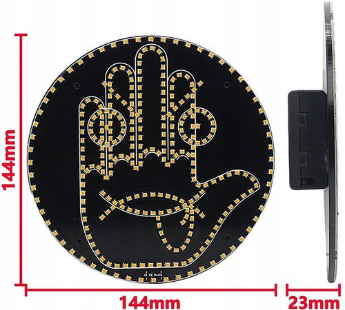 SYGNALIZATOR GESTÓW LED DO SAMOCHODU 8 GESTÓW ŚRODKOWY PALEC ! EMOTKI PILOT na Arena.pl