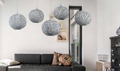 Lampa wisząca Backaz Gray 5pł. na Arena.pl