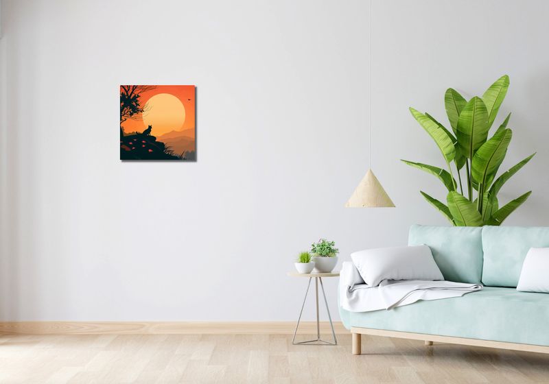 Obraz 40x40cm Kocie Wzgórze zdjęcie 2