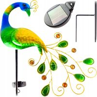 LAMPA PAW SOLARNY ŚWIECĄCĄ LED OZDOBA SOLARNA SOLAR OGRÓD LAMPKA WBIJANA