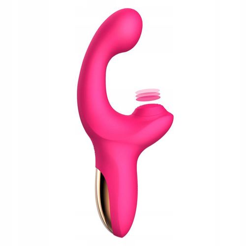 Wibrator do pochwy z pulsacjami, silikonowy. 2 silniki. na Arena.pl