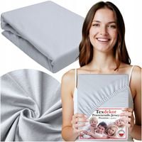 Prześcieradło Jersey z Gumką 90x200 +25cm Duży Zakład 100% Bawełna